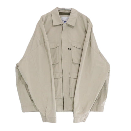 LFYT 22AW Cotton Nylon Multi Pocket Jacket Beige Size L