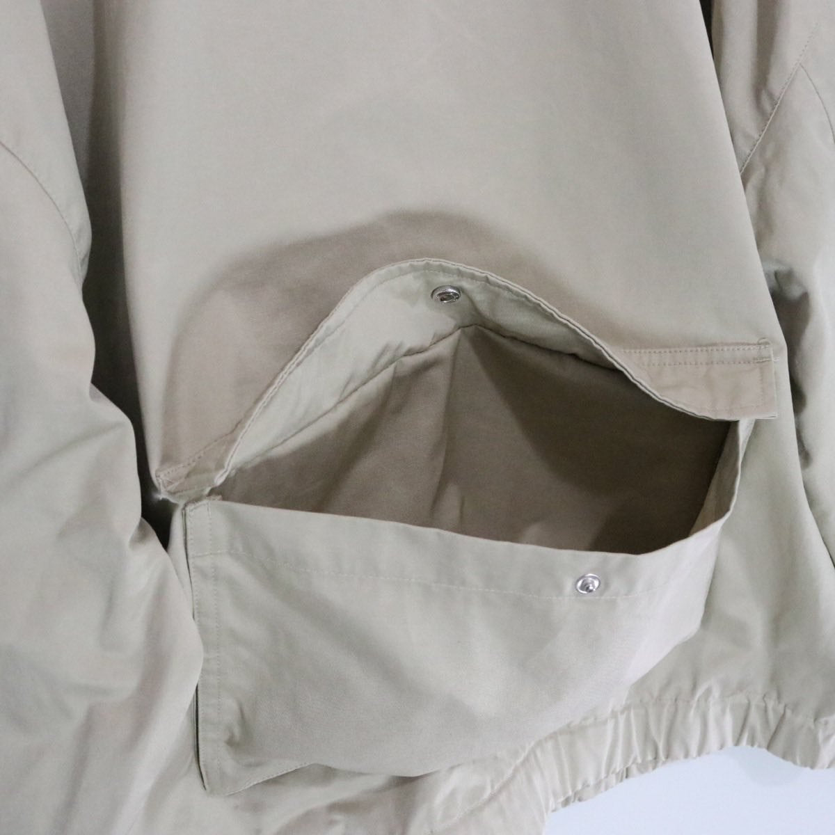 LFYT 22AW Cotton Nylon Multi Pocket Jacket Beige Size L