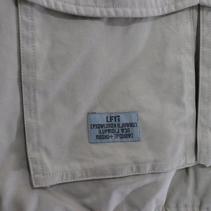LFYT 22AW Cotton Nylon Multi Pocket Jacket Beige Size L