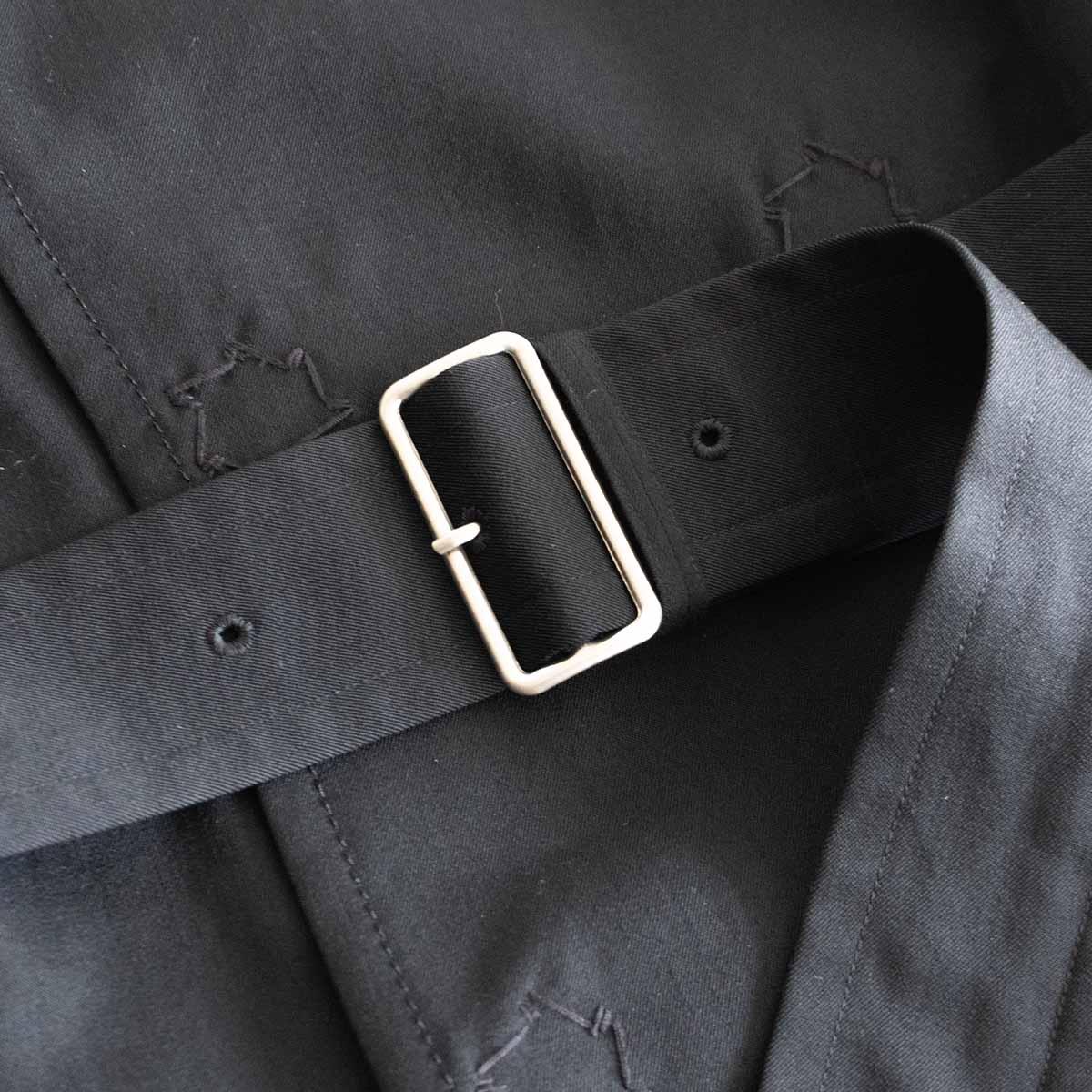 tricot COMME des GARCONS Wool Gabardine Trench Coat Size M