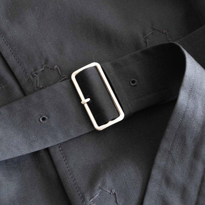 tricot COMME des GARCONS Wool Gabardine Trench Coat Size M