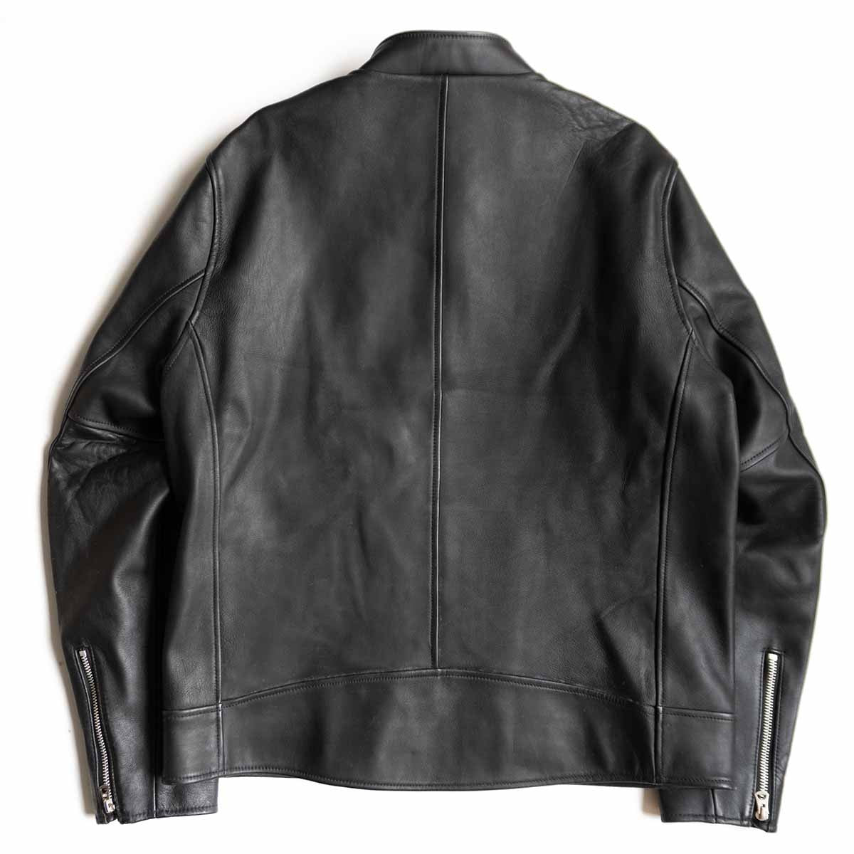SCHOTT Sheepskin Cafe Racer Leather Jacket Size XL