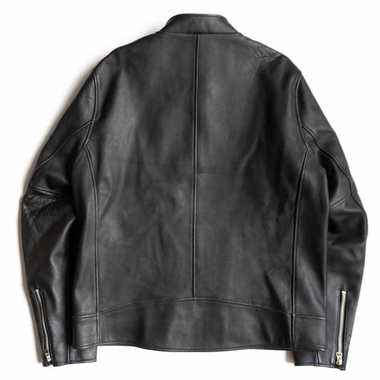 SCHOTT Sheepskin Cafe Racer Leather Jacket Size XL