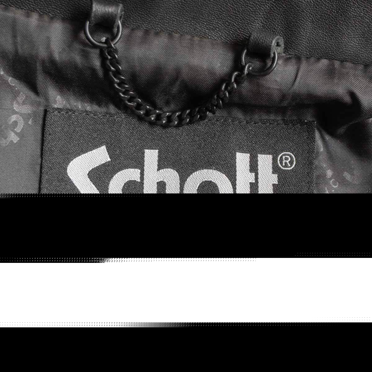 SCHOTT Sheepskin Cafe Racer Leather Jacket Size XL