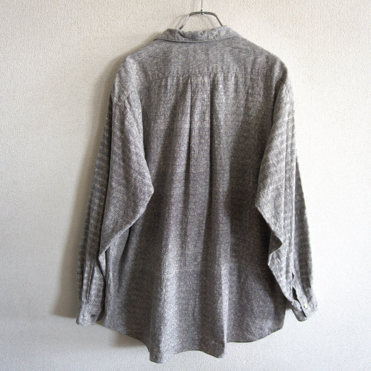 COMME des GARCONS HOMME 80s Open Collar Rayon Shirt Size XL