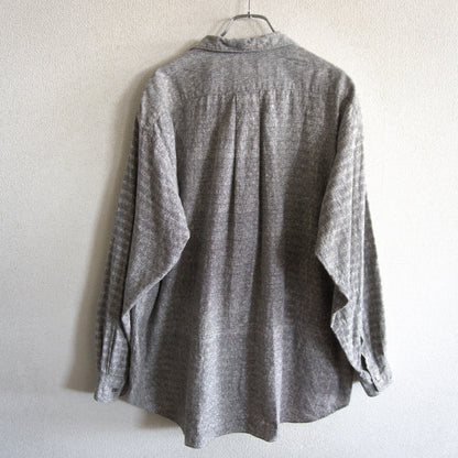 COMME des GARCONS HOMME 80s Open Collar Rayon Shirt Size XL