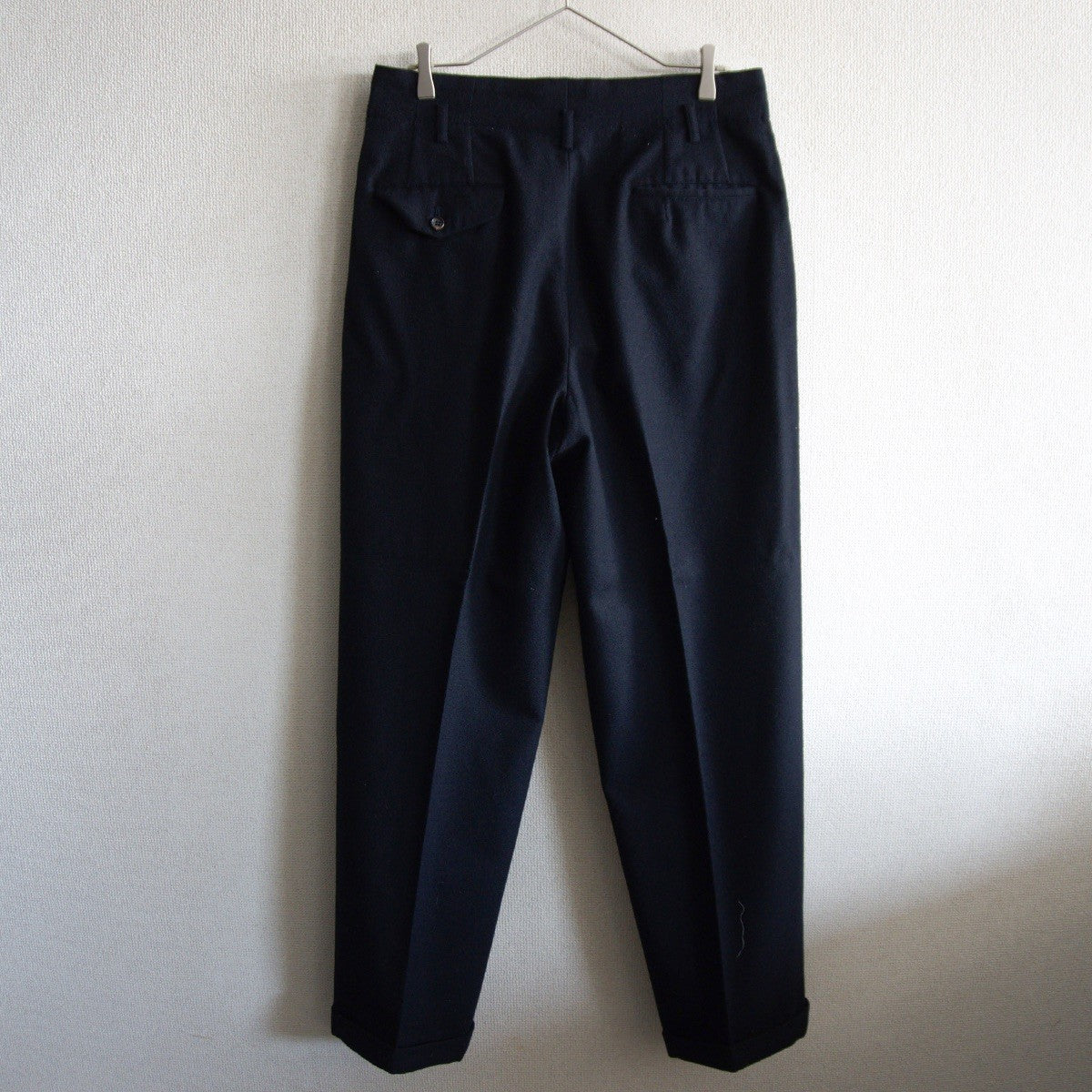 COMME des GARCONS HOMME 80s Navy Wool Trousers Size M