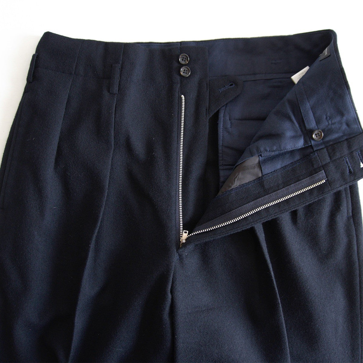 COMME des GARCONS HOMME 80s Navy Wool Trousers Size M