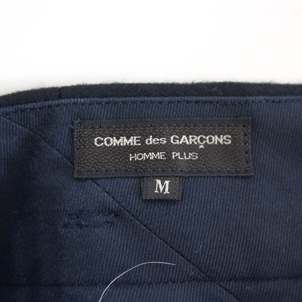 COMME des GARCONS HOMME 80s Navy Wool Trousers Size M