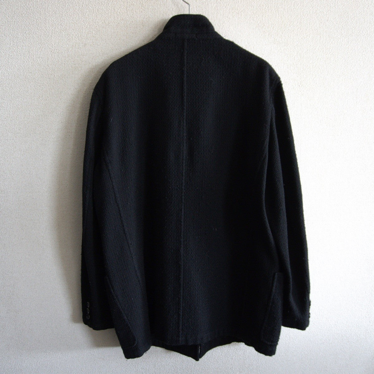 COMME des GARCONS HOMME 00s Stand Collar Jacket Black Size L