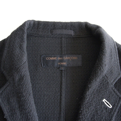 COMME des GARCONS HOMME 00s Stand Collar Jacket Black Size L