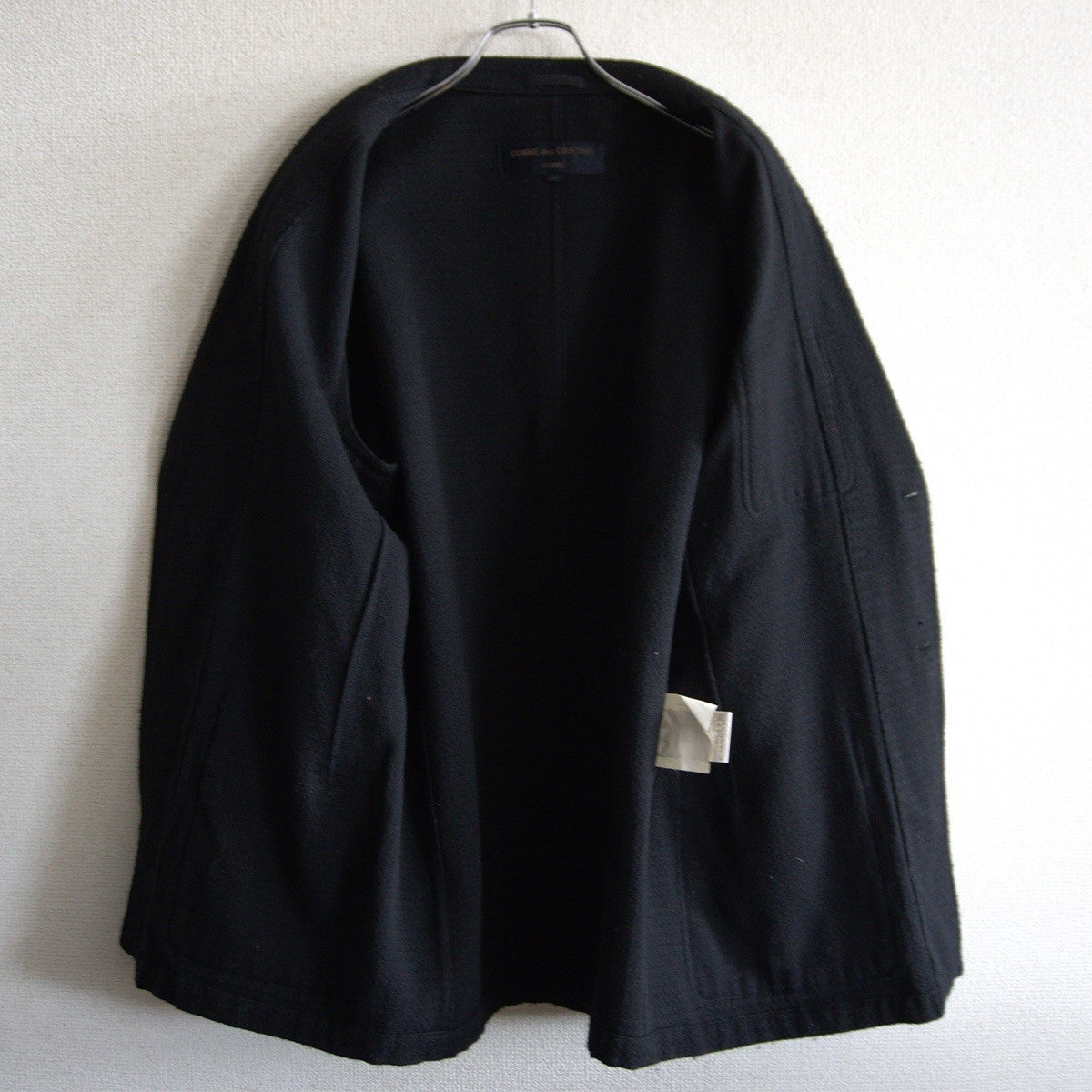 COMME des GARCONS HOMME 00s Stand Collar Jacket Black Size L