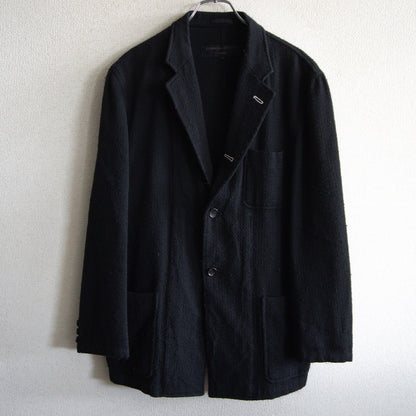 COMME des GARCONS HOMME 00s Stand Collar Jacket Black Size L