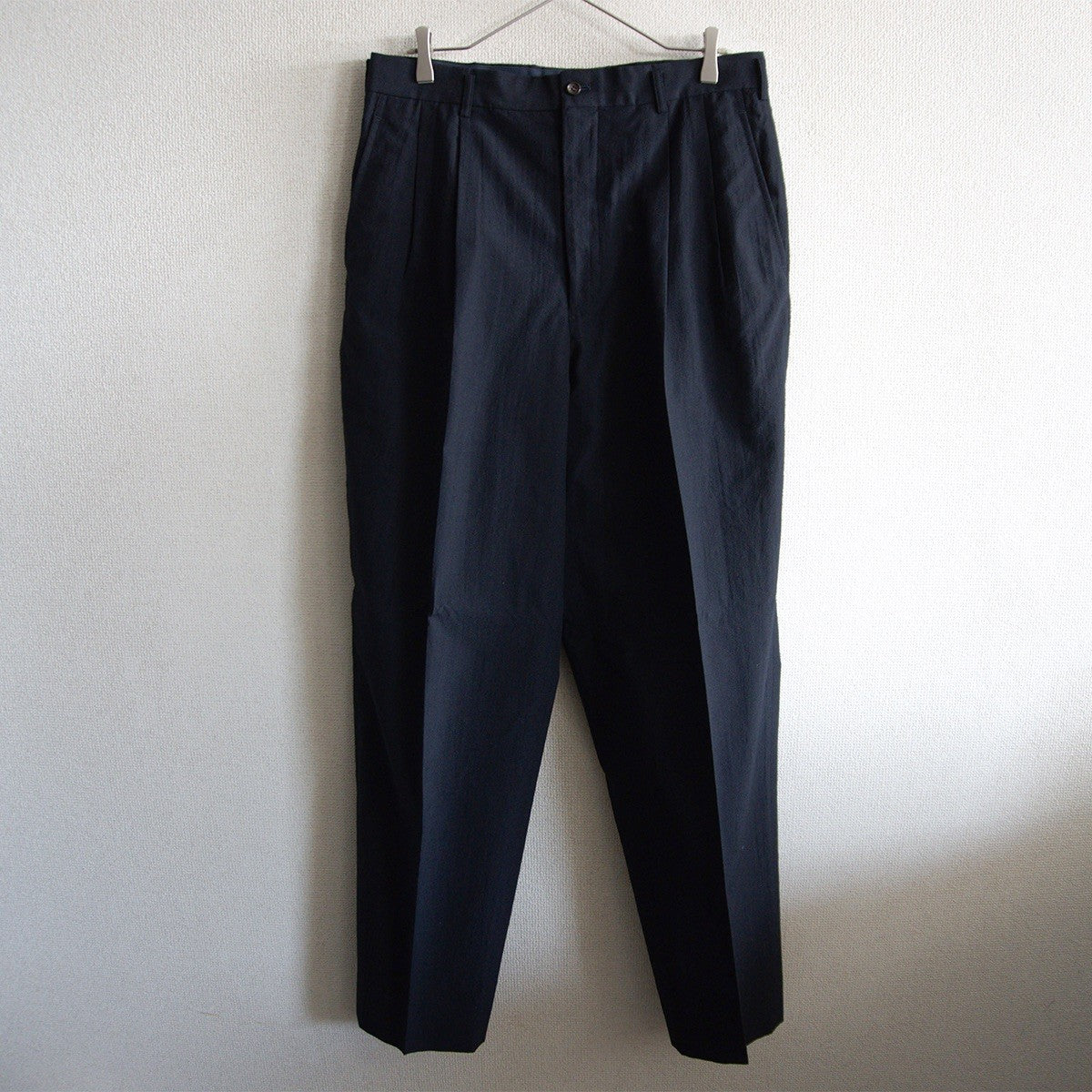 COMME des GARCONS HOMME 90s Pleated Slacks Navy Size X