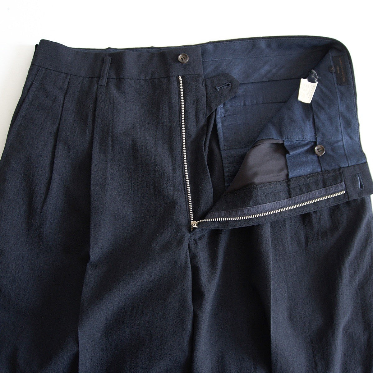 COMME des GARCONS HOMME 90s Pleated Slacks Navy Size X