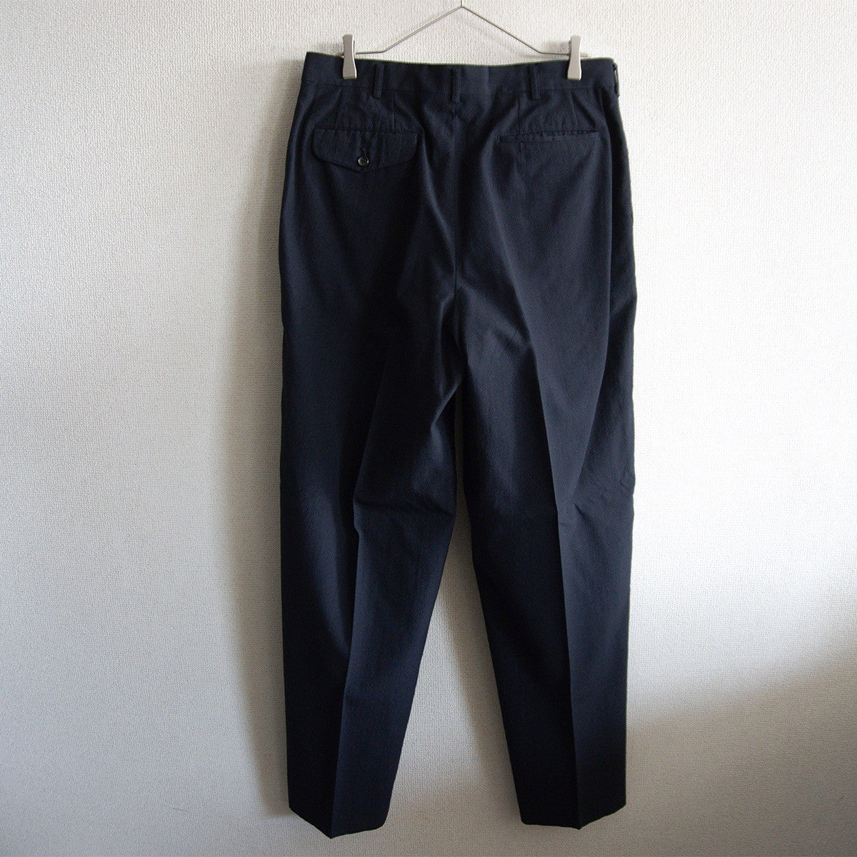 COMME des GARCONS HOMME 90s Pleated Slacks Navy Size X