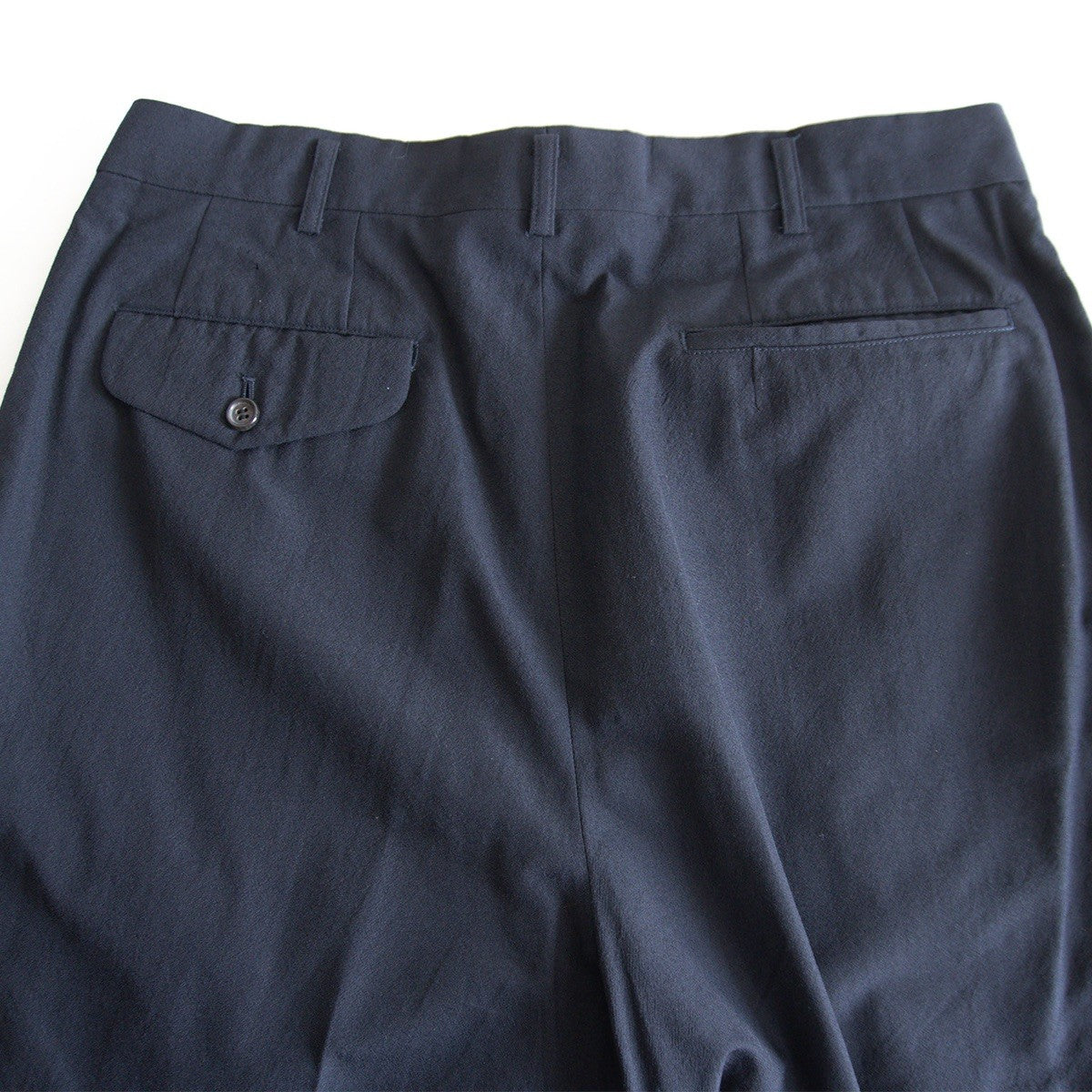COMME des GARCONS HOMME 90s Pleated Slacks Navy Size X
