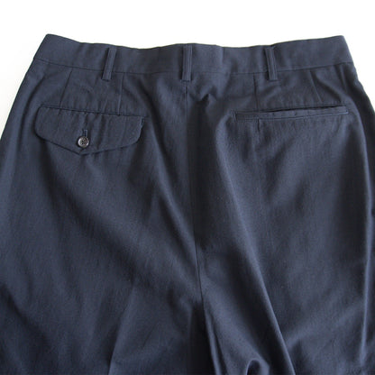 COMME des GARCONS HOMME 90s Pleated Slacks Navy Size X
