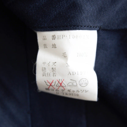 COMME des GARCONS HOMME 90s Pleated Slacks Navy Size X