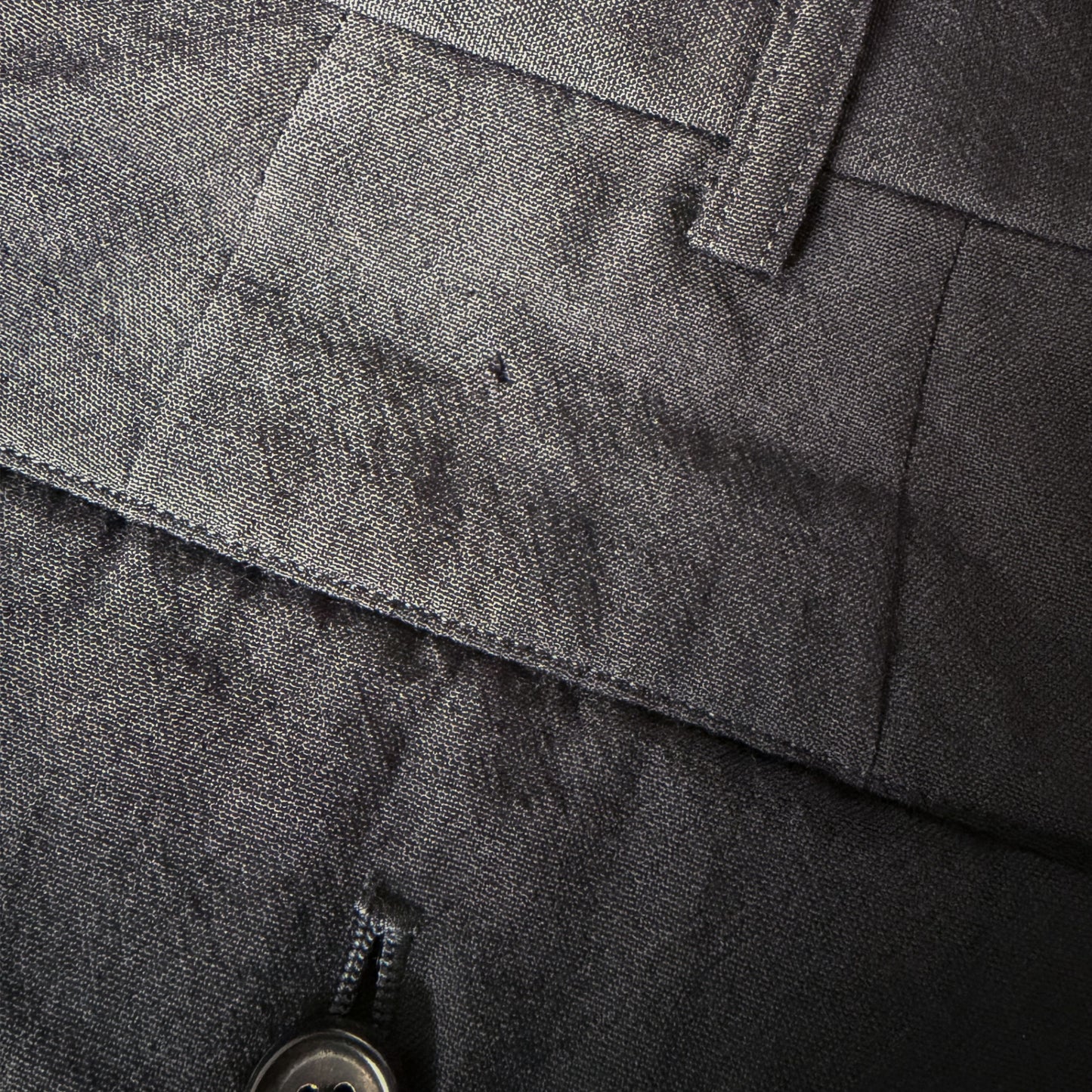 COMME des GARCONS HOMME 90s Pleated Slacks Navy Size X