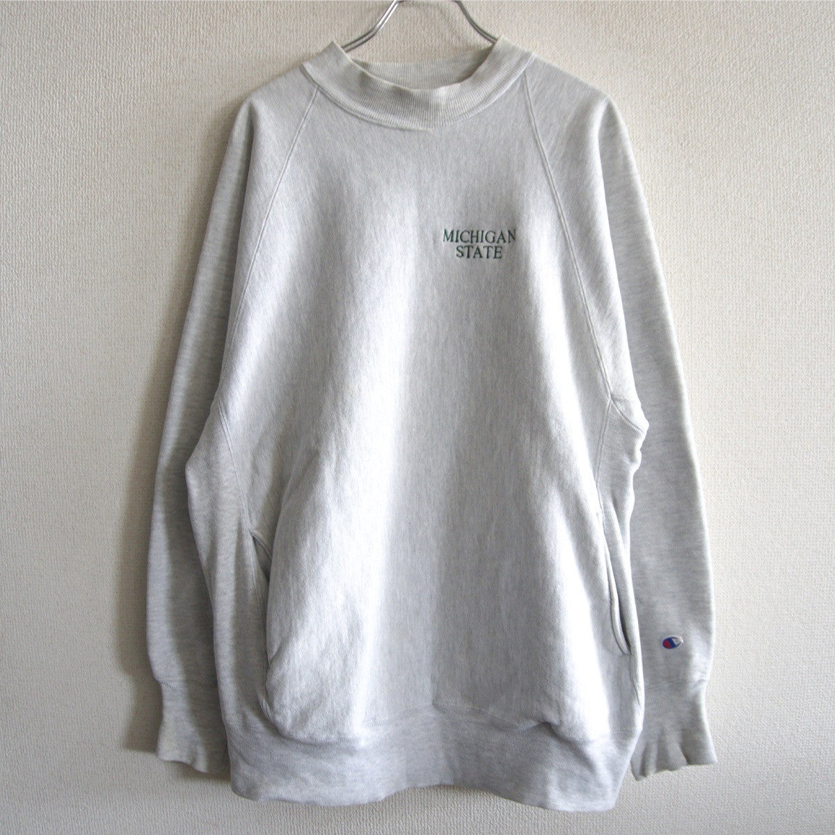 CHAMPION 90s Reverse Weave Mock Neck Sweatshirt Size XL