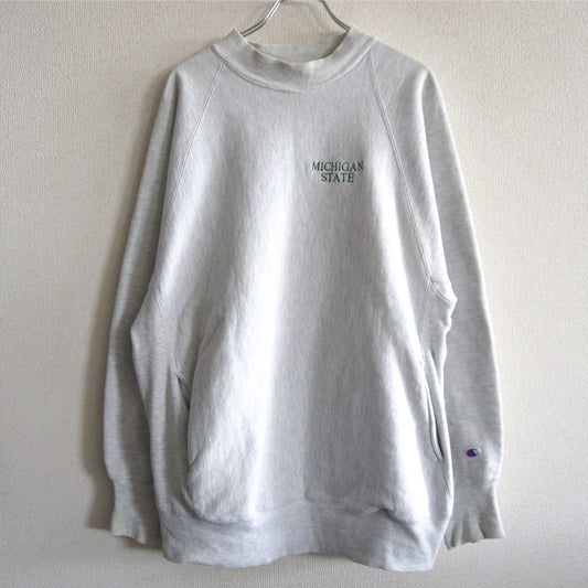 CHAMPION 90s Reverse Weave Mock Neck Sweatshirt Size XL