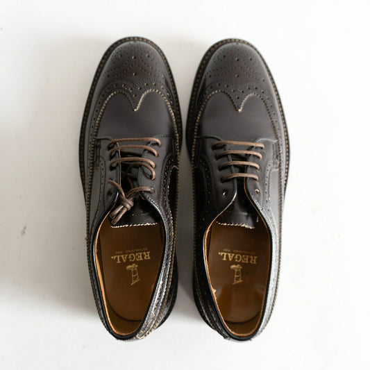 REGAL Wingtip Leather Shoes Size 26EE