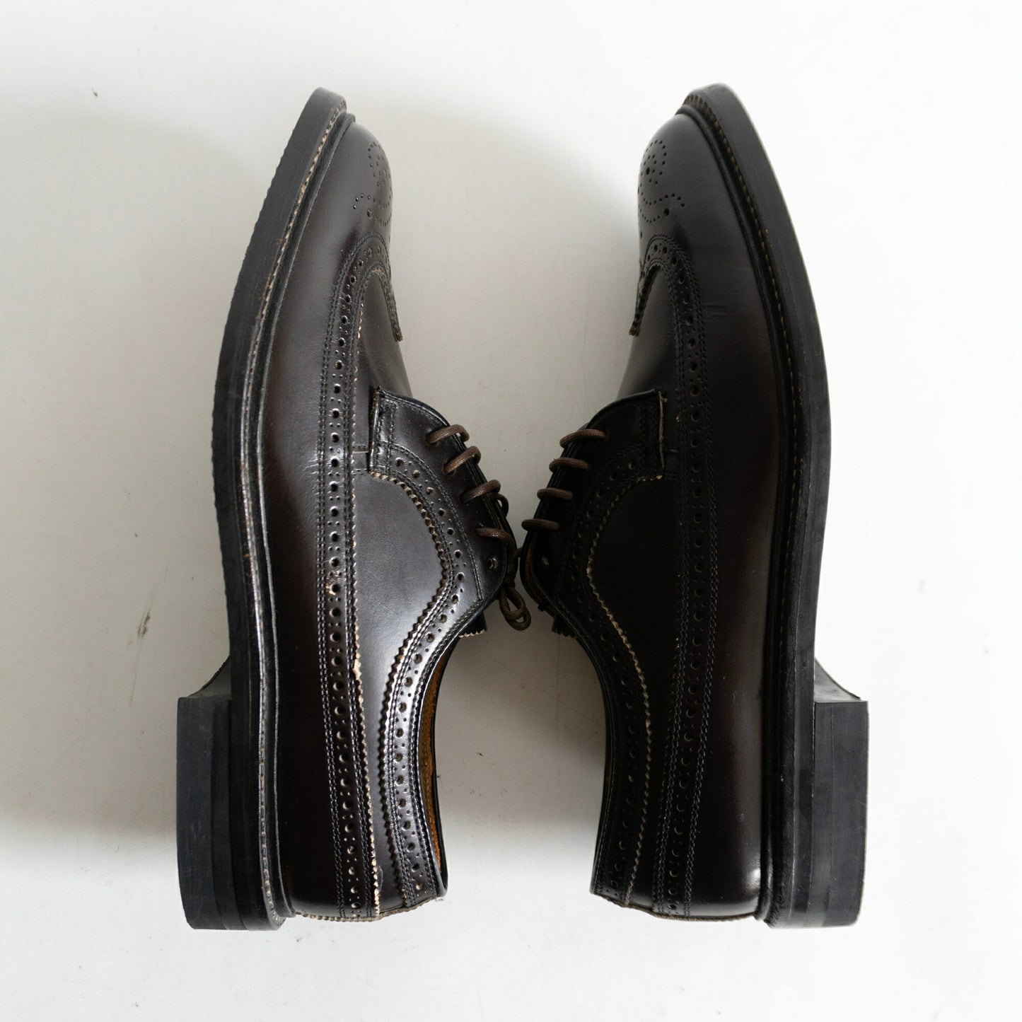REGAL Wingtip Leather Shoes Size 26EE