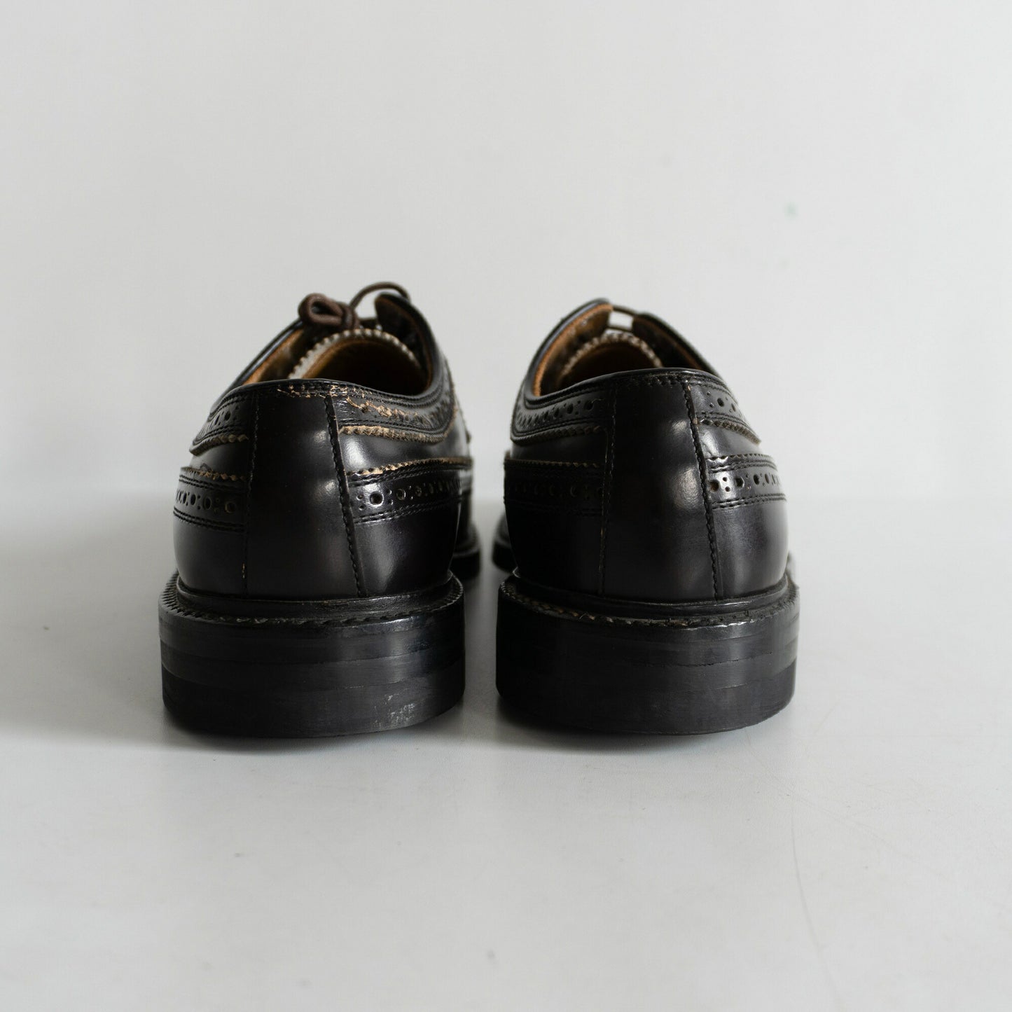 REGAL Wingtip Leather Shoes Size 26EE