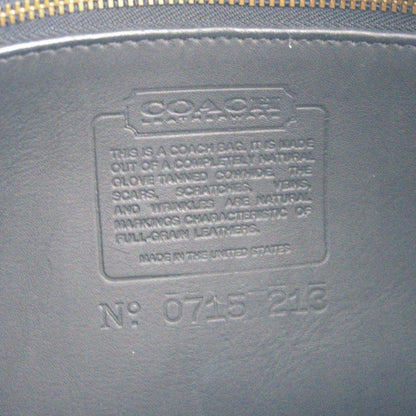 OLD COACH Black Turnlock Leather Shoulder Bag Size ONE SIZE