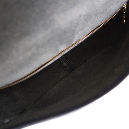 OLD COACH Black Turnlock Leather Shoulder Bag Size ONE SIZE