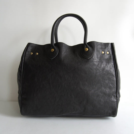 SITA PARANTICA Grained Leather Handbag Black Size ONE SIZE