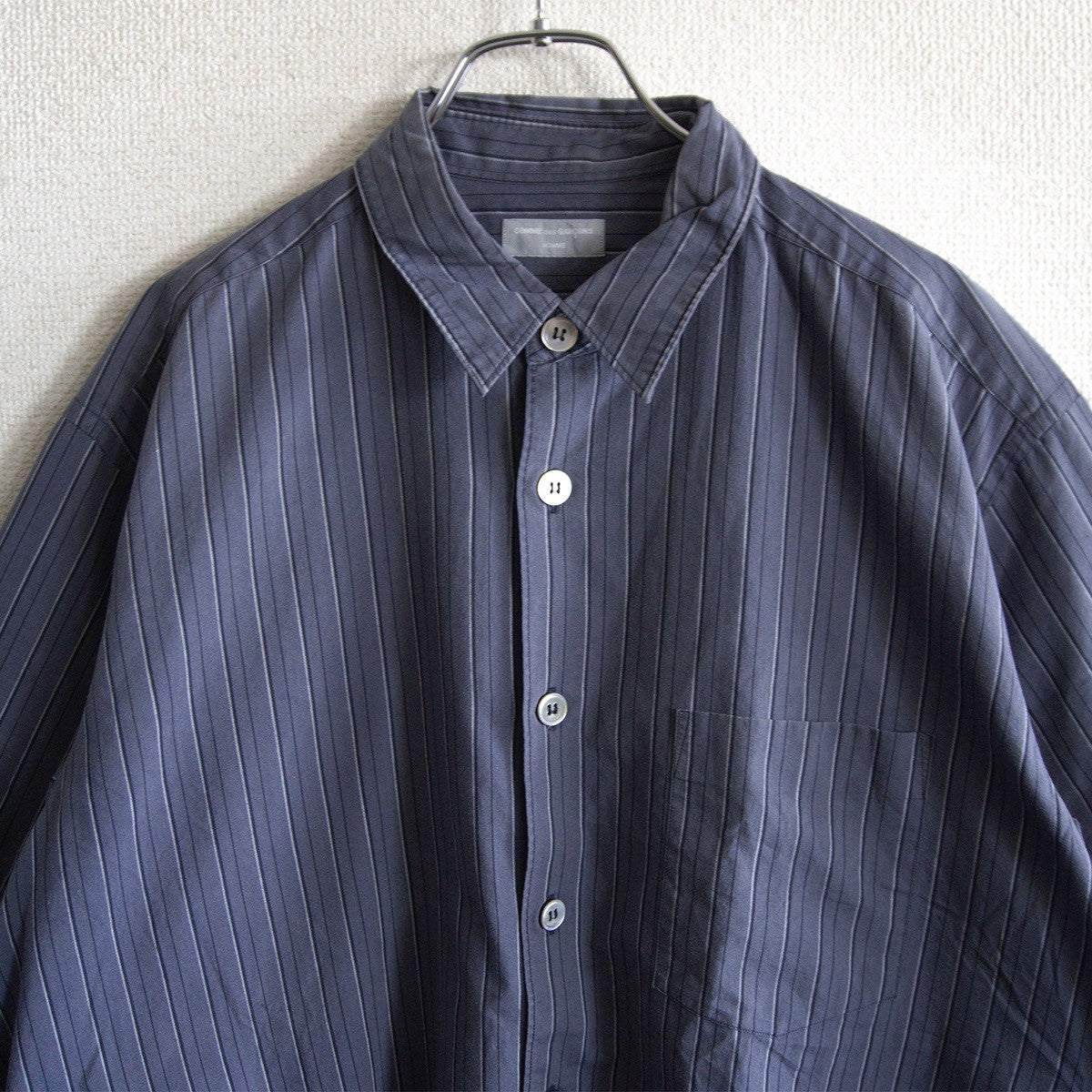 COMME des GARCONS HOMME 90s Stripe Sleeve Shirt Size XL