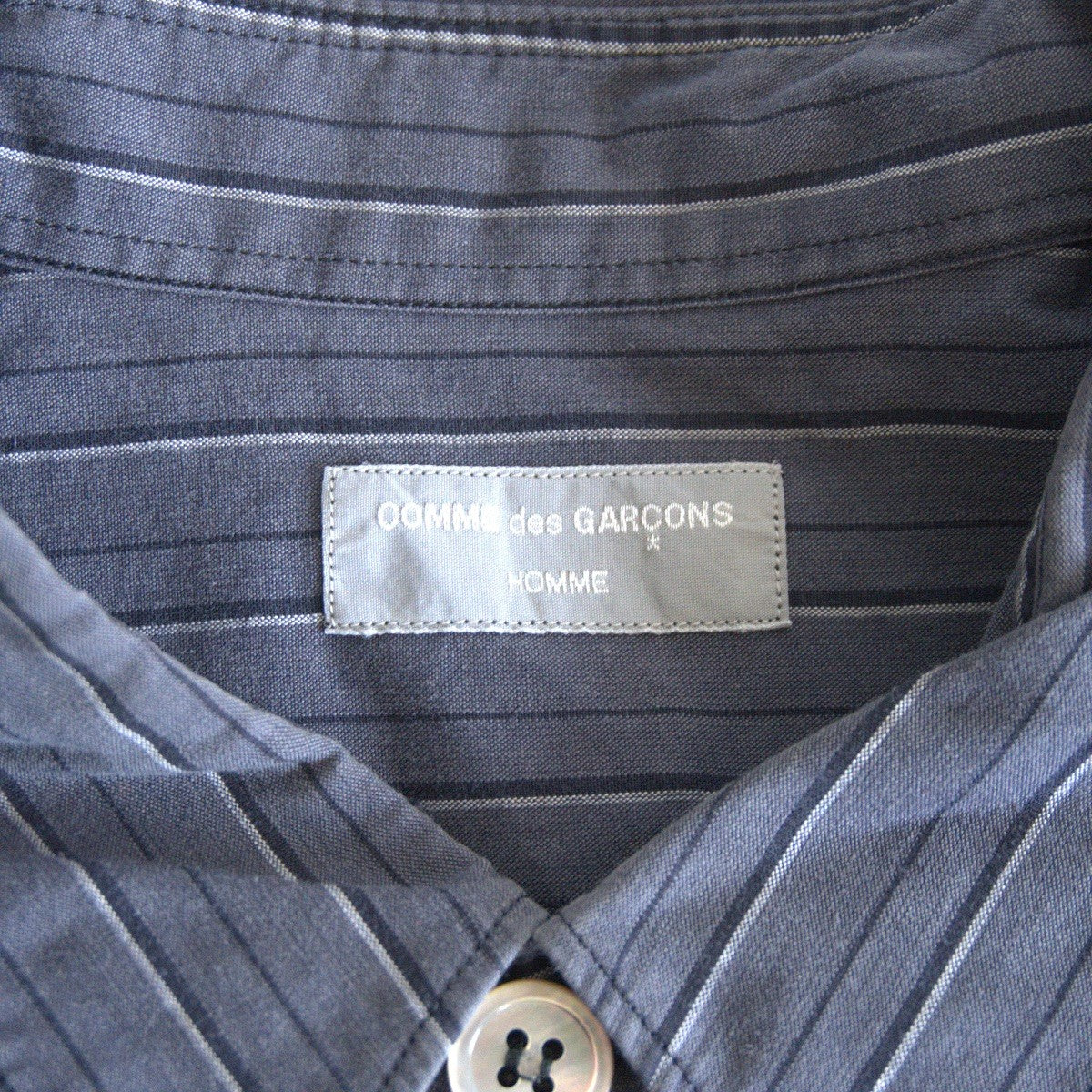 COMME des GARCONS HOMME 90s Stripe Sleeve Shirt Size XL