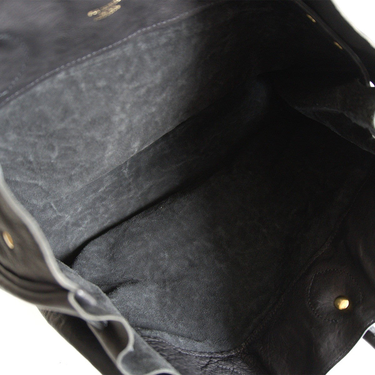 SITA PARANTICA Grained Leather Handbag Black Size ONE SIZE