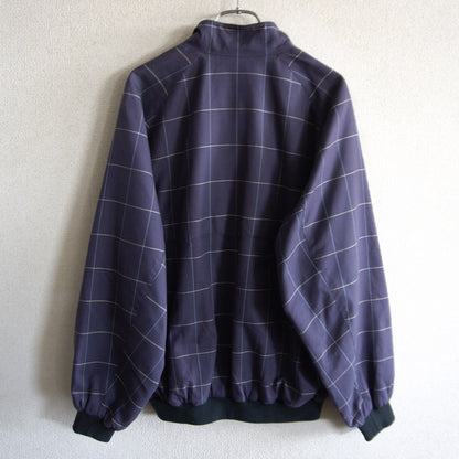 BARACUTA G9 Windowpane Check Harrington Jacket Size 40