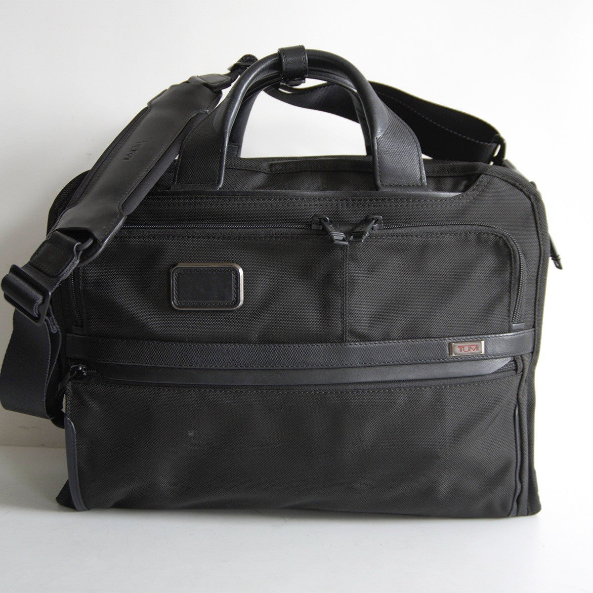 TUMI Black ALPHA3 3-Way Business Bag 2603182D3 Size ONE SIZE