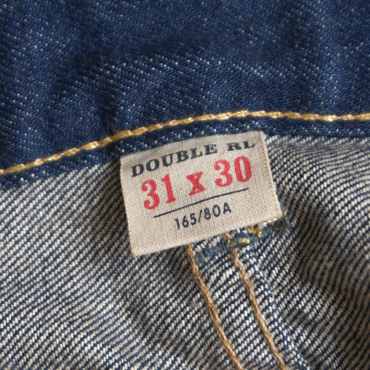 RRL One Wash Low Straight Jeans Size 31×30