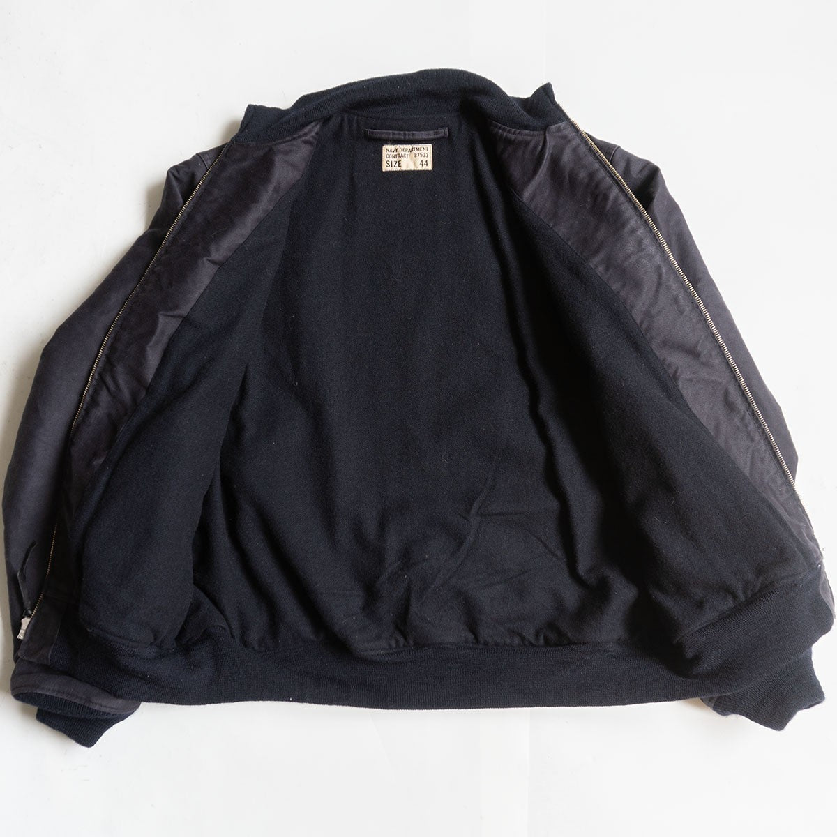 BUZZ RICKSON'S Jungle Cloth Zip Deck Jacket Size 44