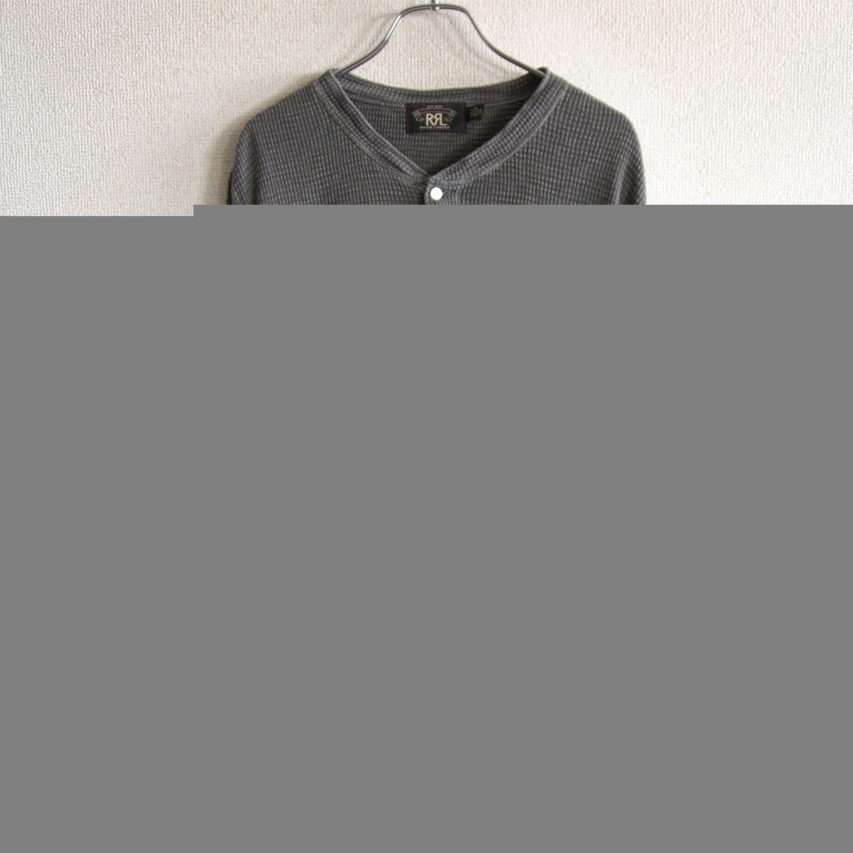 RRL Henleyneck Thermal Shirt Size XL