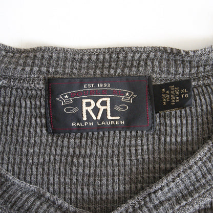 RRL Henleyneck Thermal Shirt Size XL