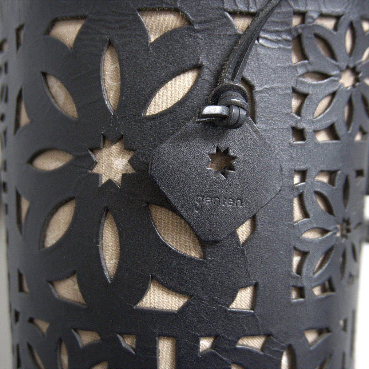 GENTEN Cutwork Leather Shoulder Bag Size ONE SIZE