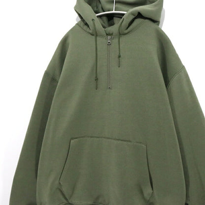 DAIWA PIER39 Tech Half Zip Sweatshirt Olive Green Size M