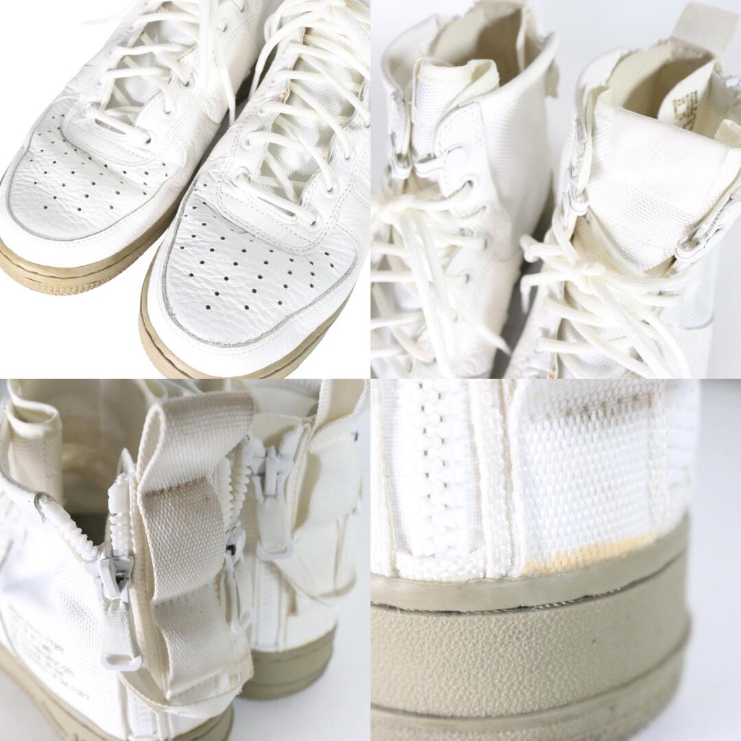 NIKE SF-AF1 Mid "Ivory/Neutral Olive" Sneakers Size 26.5cm