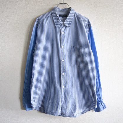 COMME des GARCONS HOMME 00s Stripe Panel Sleeve Shirt Size L
