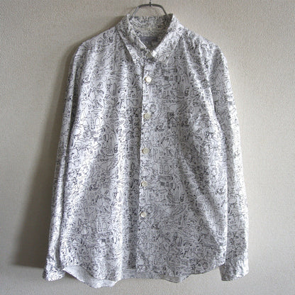 COMME des GARCONS HOMME 00s All-Over Print Shirt Size L