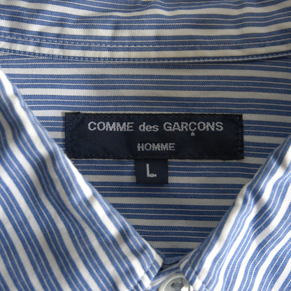 COMME des GARCONS HOMME 00s Stripe Panel Sleeve Shirt Size L