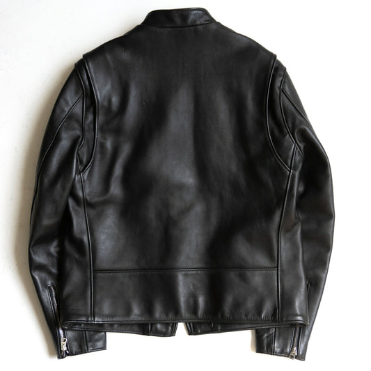 SCHOTT 641XX Single Rider Leather Jacket Black Size 42
