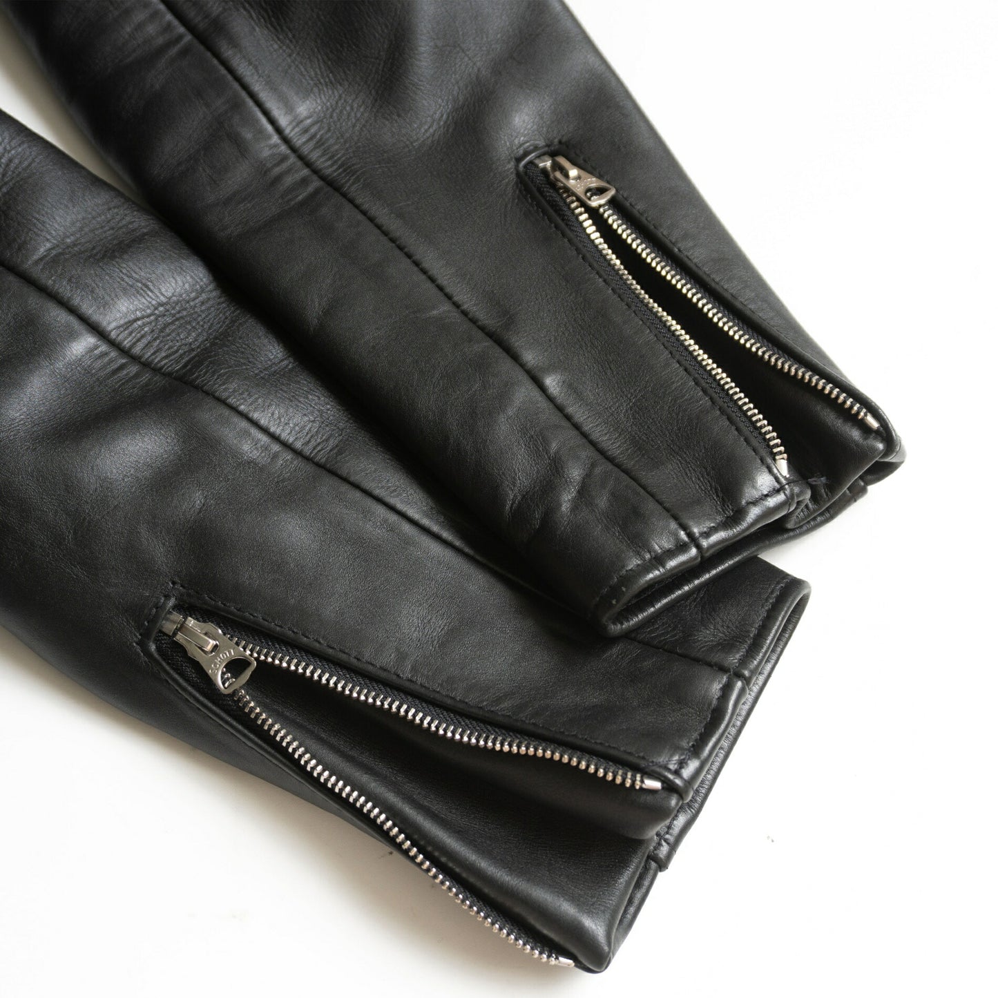 SCHOTT 641XX Single Rider Leather Jacket Black Size 42