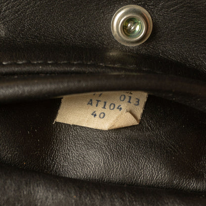 SCHOTT AT104 Policeman Leather Jacket Size 40